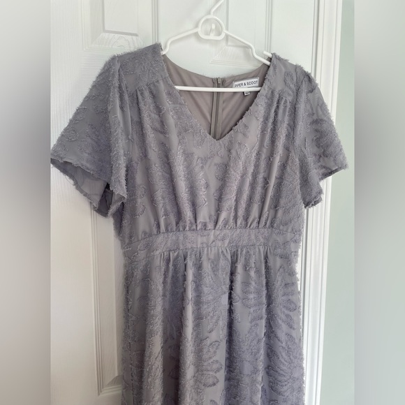 Piper & Scoot Textured Maxi Dress Size L - Picture 8 of 8